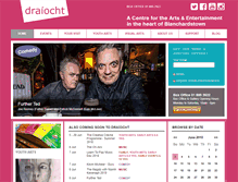 Tablet Screenshot of draiocht.ie